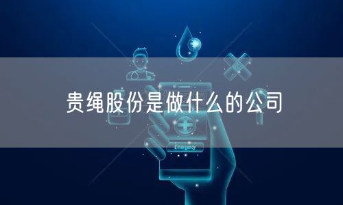 贵绳股份是做什么的公司