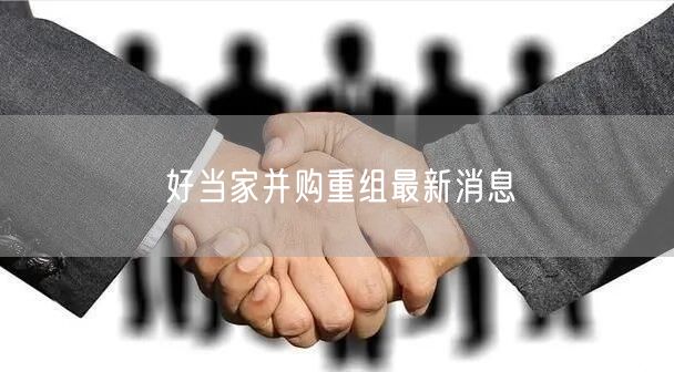 好当家并购重组最新消息