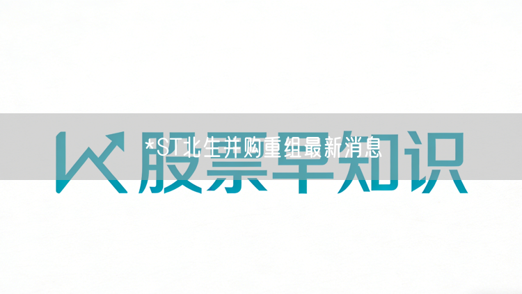 *ST北生并购重组最新消息